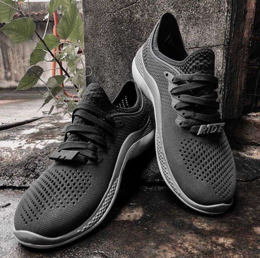 Чоловічі Кросівки Crocs Чорні Literide 360 Pacer Black/Slate Grey — фото 2
