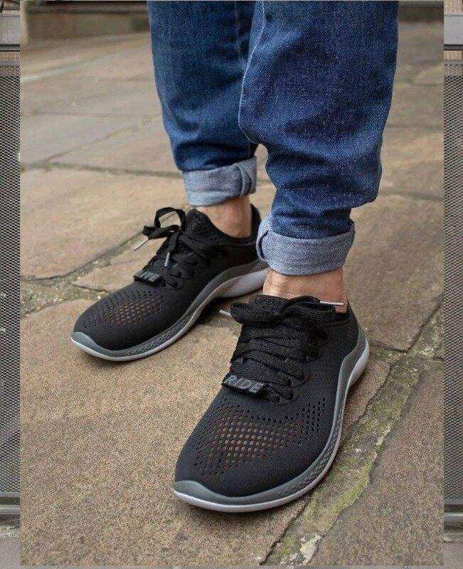 Чоловічі Кросівки Crocs Чорні Literide 360 Pacer Black/Slate Grey — фото 4