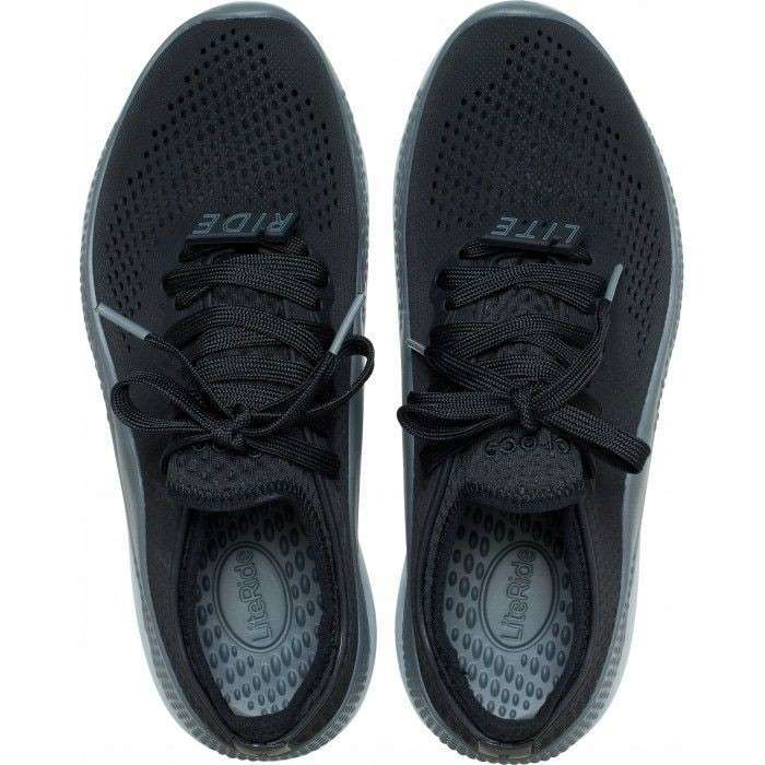 Чоловічі Кросівки Crocs Чорні Literide 360 Pacer Black/Slate Grey — фото 7