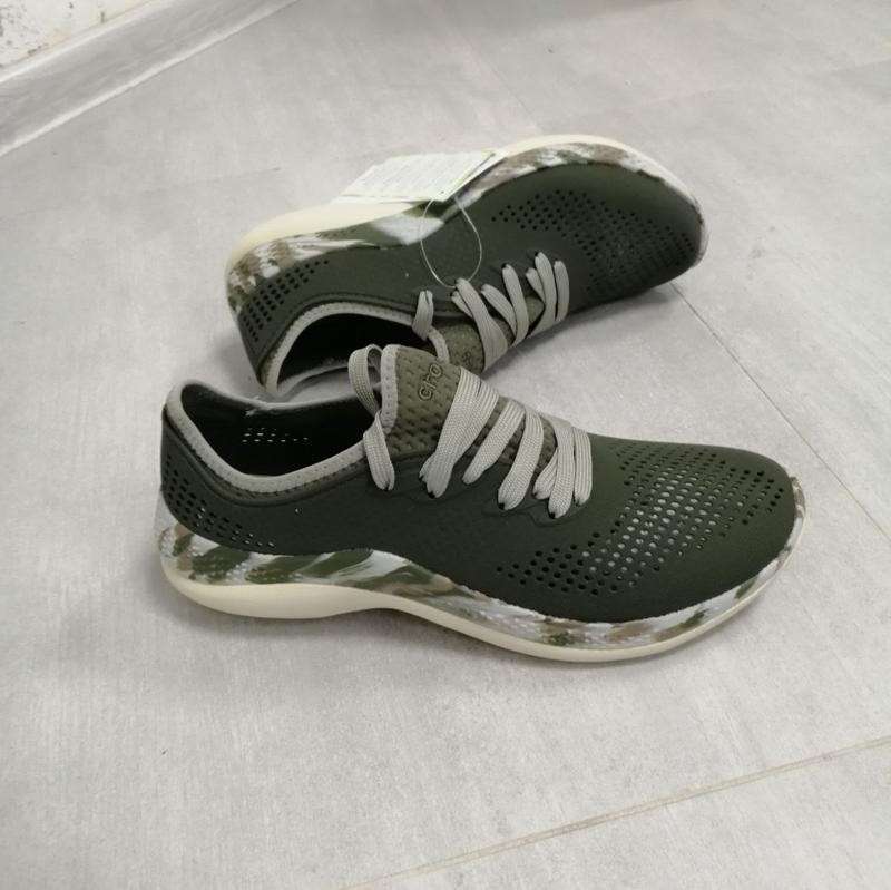 Чоловічі кросівки Crocs Literide 360 Marbled Pacer Army Green\Multi — фото 6
