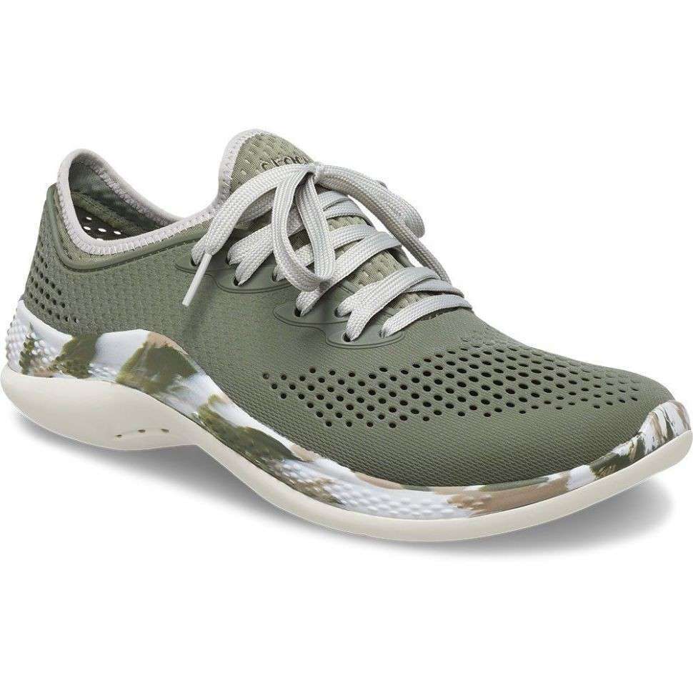 Чоловічі кросівки Crocs Literide 360 Marbled Pacer Army Green\Multi — фото 9