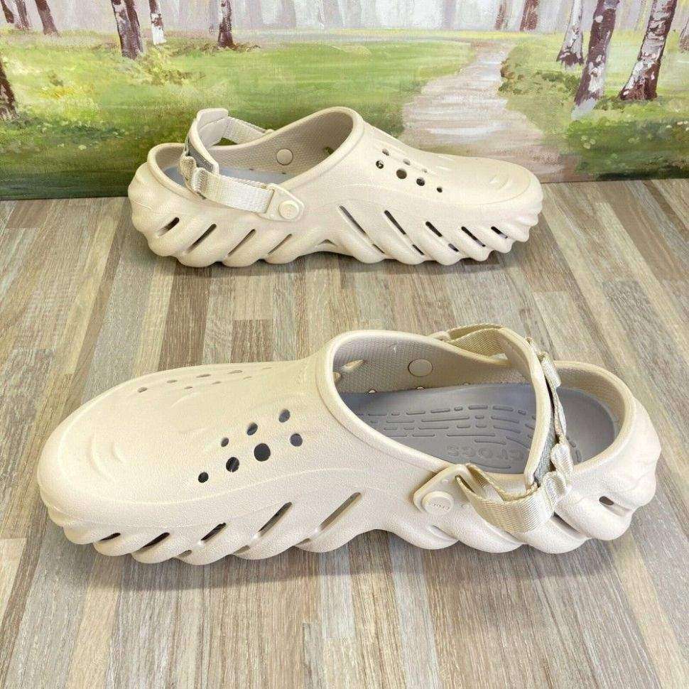 Crocs Echo Clog Atmosphere Stucco Beige — фото 5