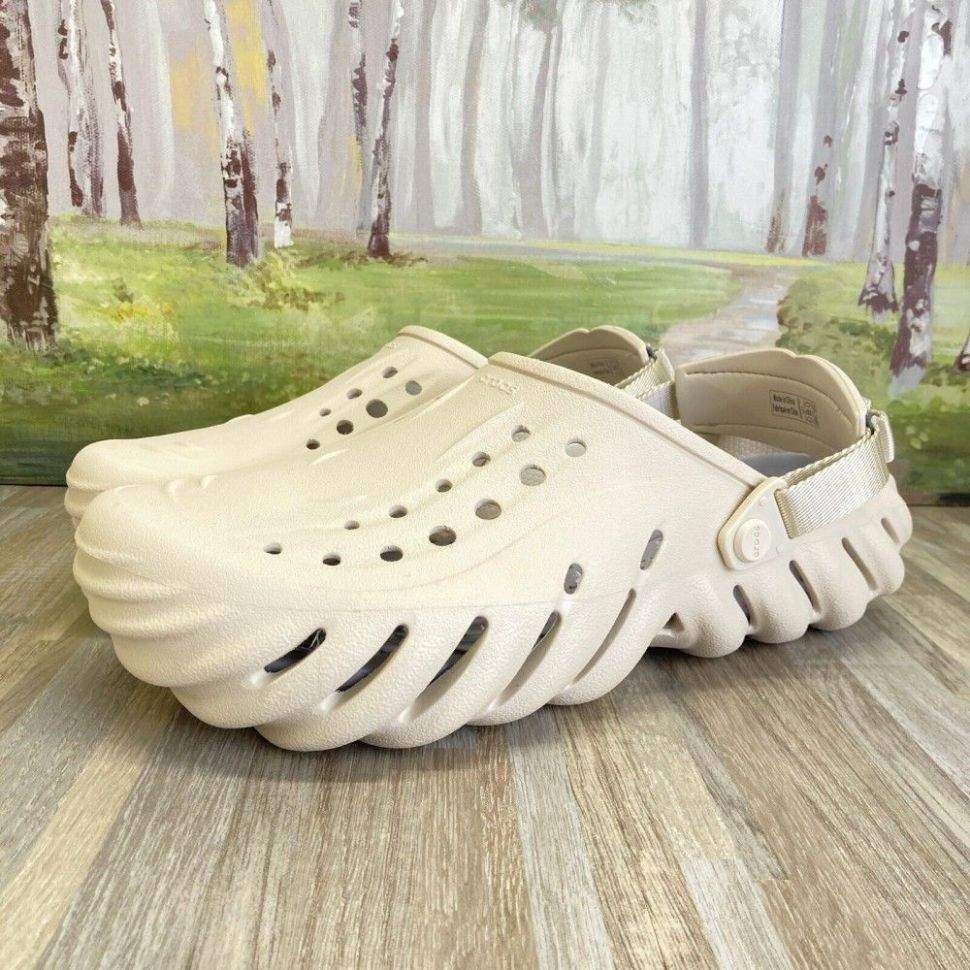 Crocs Echo Clog Atmosphere Stucco Beige — фото 7