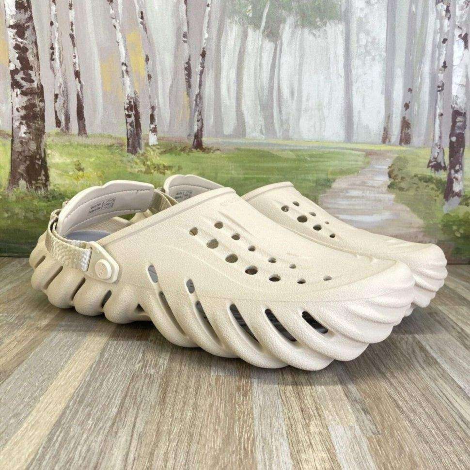 Crocs Echo Clog Atmosphere Stucco Beige — фото 9