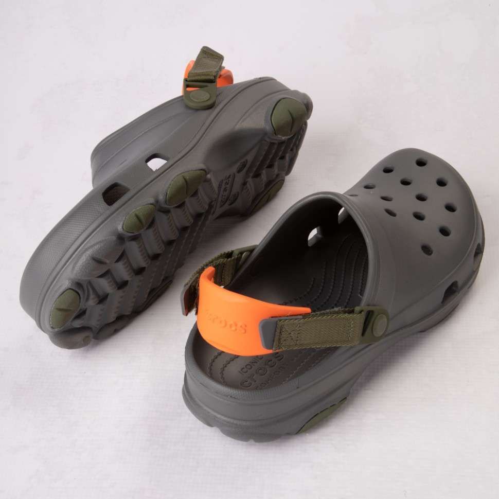 Crocs Классік Клог Сірі Classic All Terrain Clog Slate Grey/Multi — фото 6