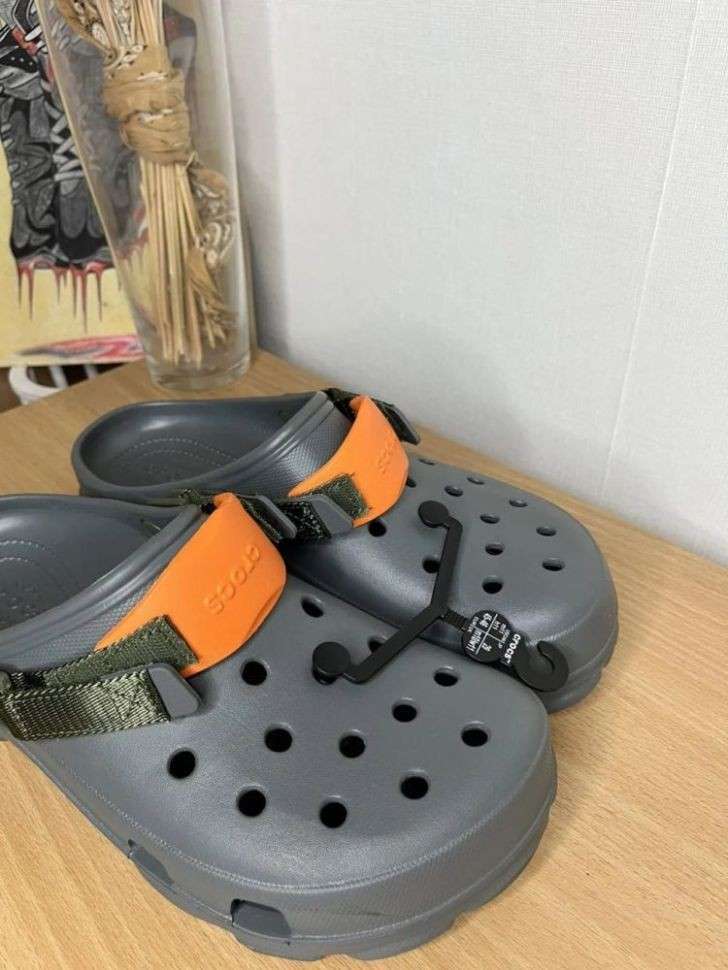 Crocs Классік Клог Сірі Classic All Terrain Clog Slate Grey/Multi — фото 10