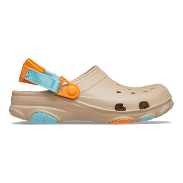 Crocs Унісекс Клог Сабо Бежеві Classic All-Terrain Clog Chai/Multicolor — фото 3