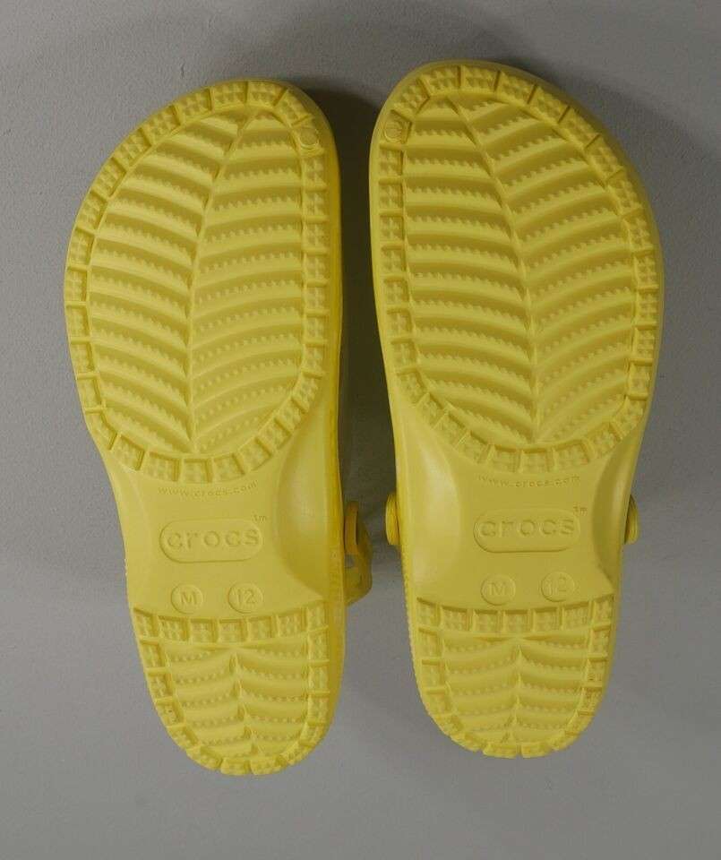 Crocs Classic Translucent Bleach Dye Clog Banana — фото 5