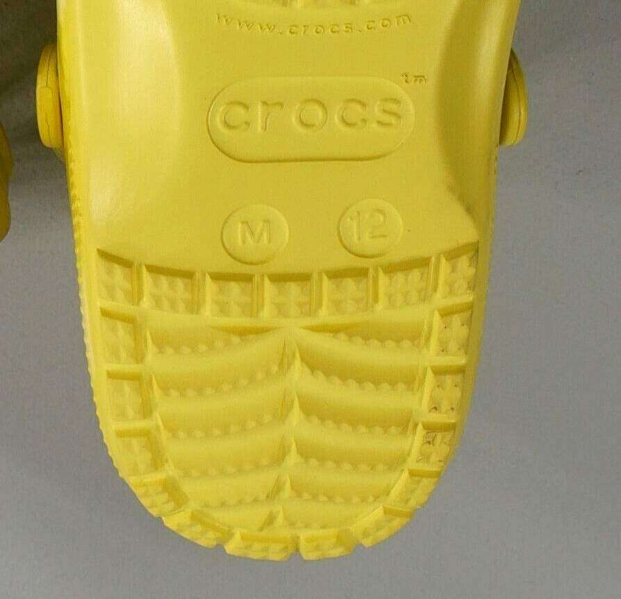 Crocs Classic Translucent Bleach Dye Clog Banana — фото 10