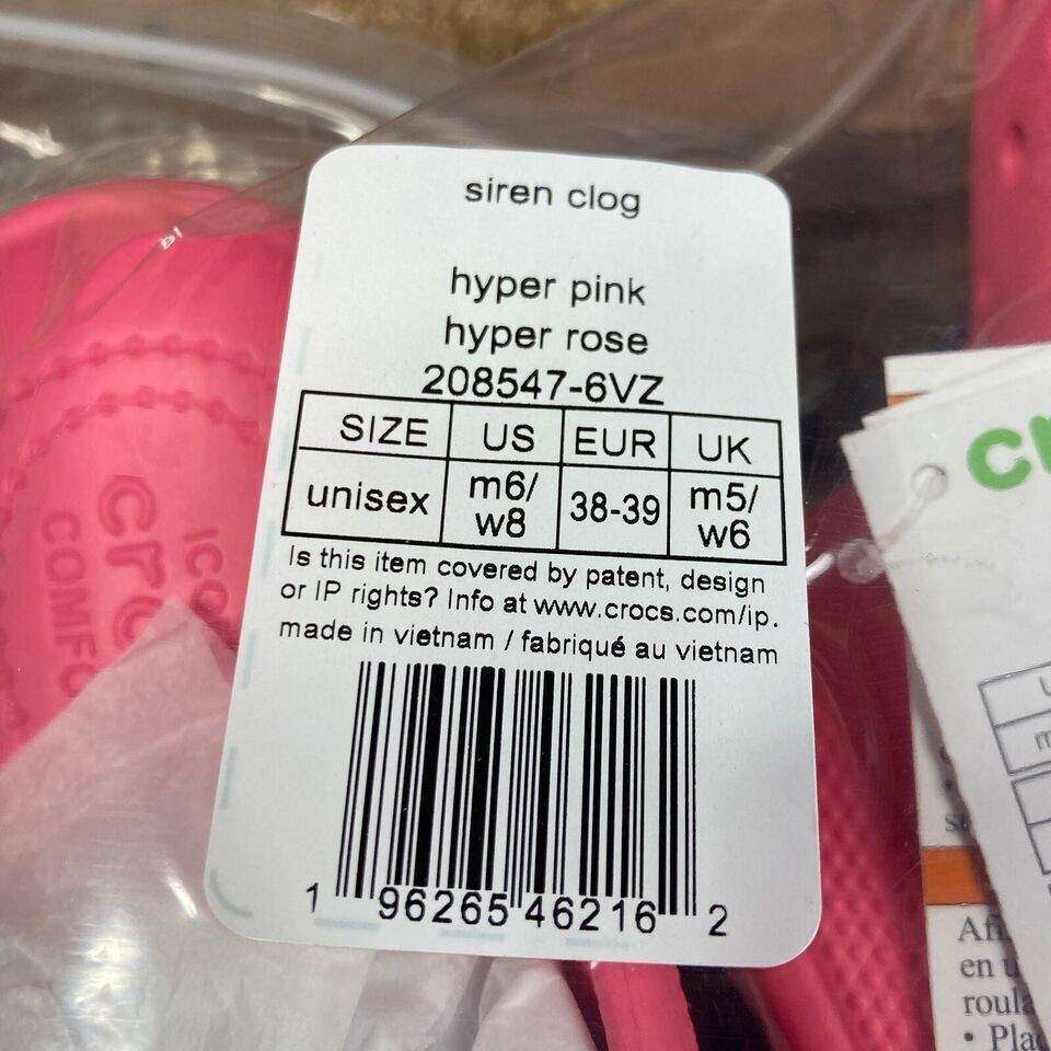 Жіночі Crocs Siren Clog Hyper Pink — фото 2