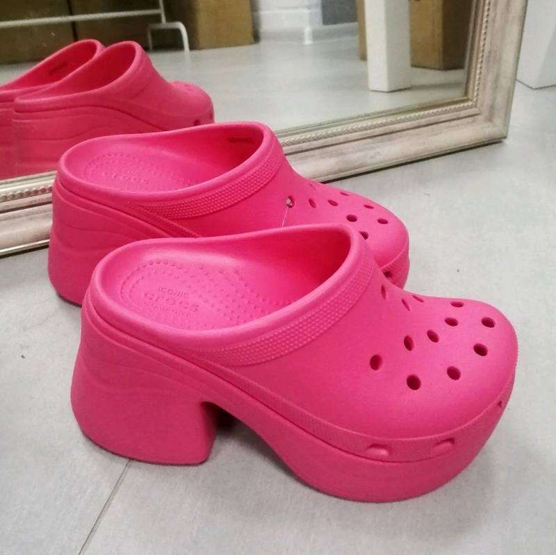 Жіночі Crocs Siren Clog Hyper Pink — фото 12