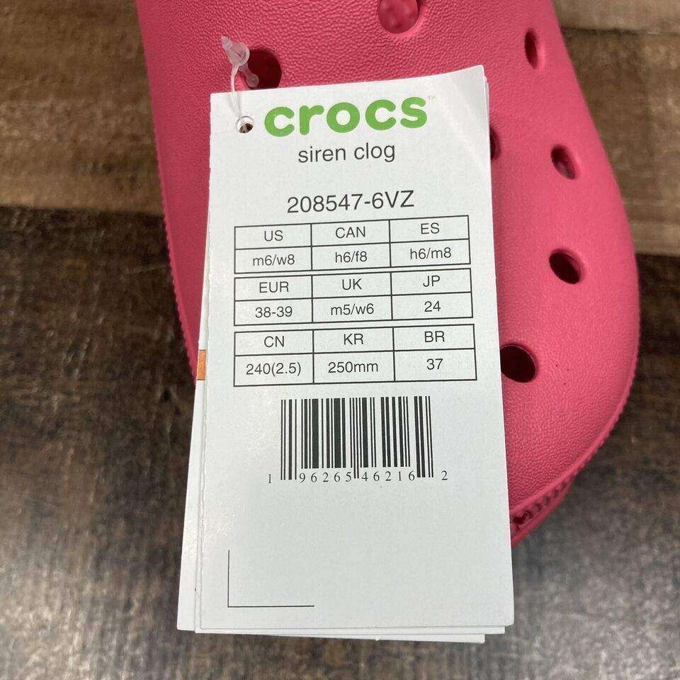 Жіночі Crocs Siren Clog Hyper Pink — фото 14
