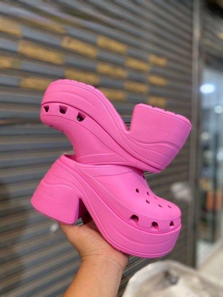 Жіночі Crocs Siren Clog Hyper Pink — фото 4