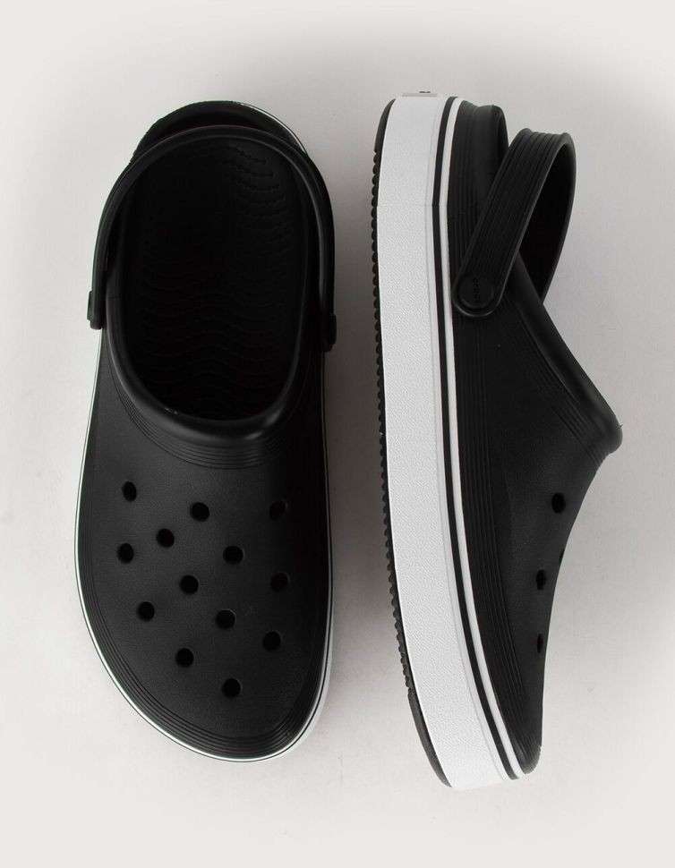 Crocs Крокбенд Клог Чорні Crocband Clog Off Court Black — фото 2