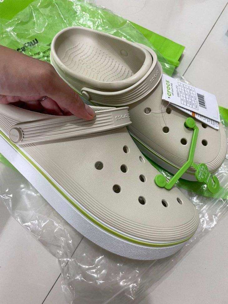Crocs Crocband Clog Off Court Bone — фото 14