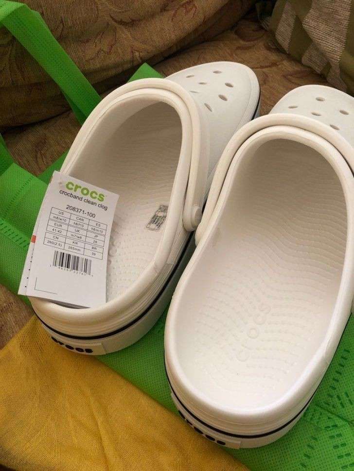 Crocs Crocband Clog Off Court White — фото 11