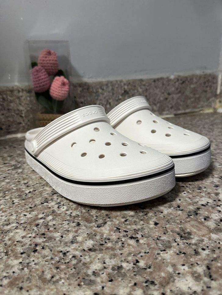Crocs Crocband Clog Off Court White — фото 12