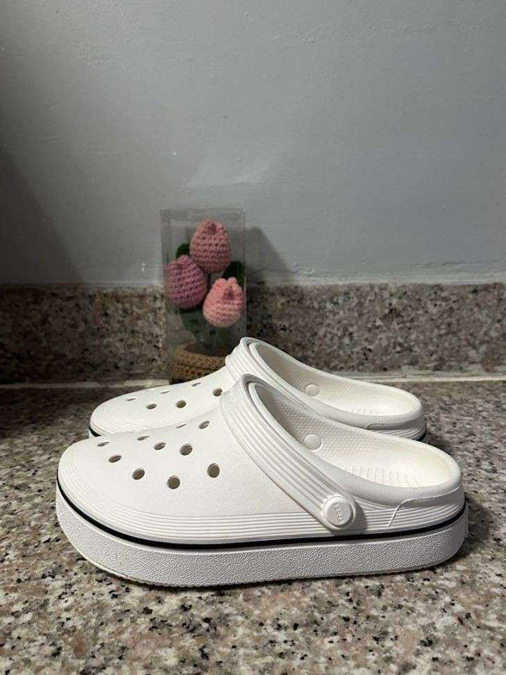 Crocs Crocband Clog Off Court White — фото 14