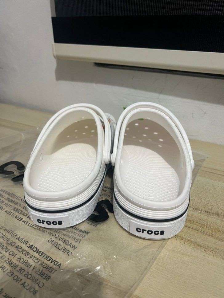 Crocs Crocband Clog Off Court White — фото 5