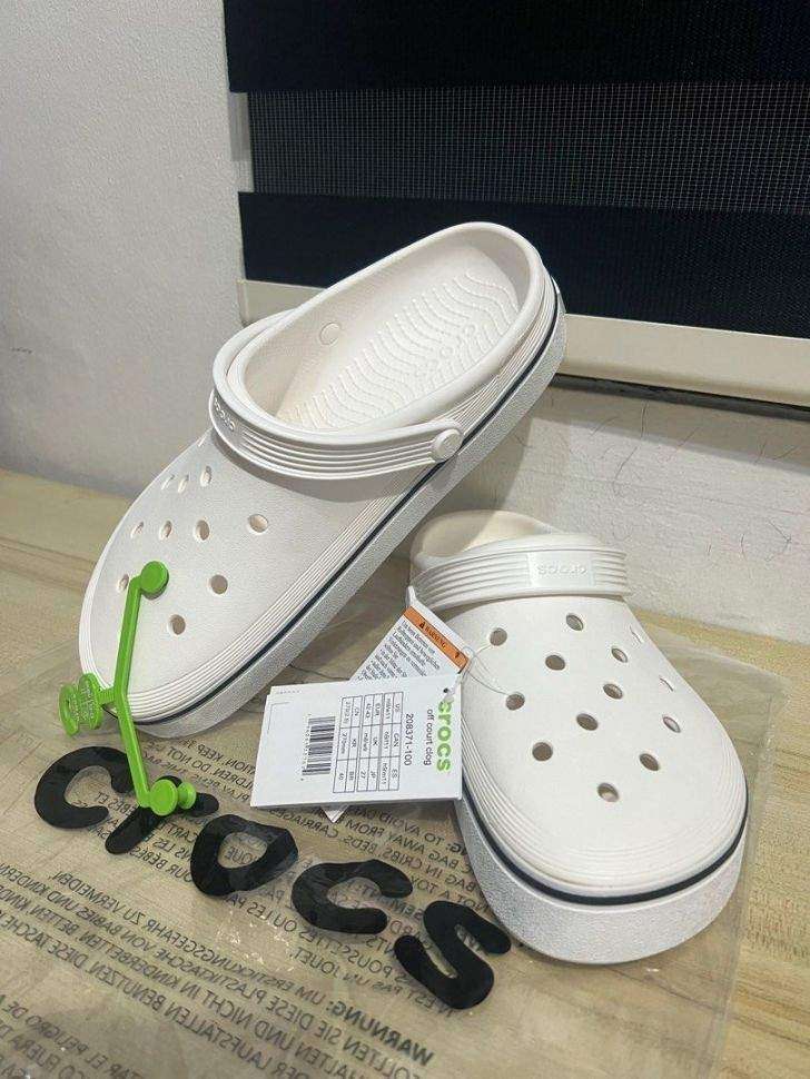 Crocs Crocband Clog Off Court White — фото 7