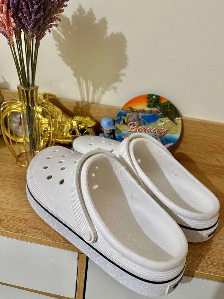Crocs Crocband Clog Off Court White — фото 10