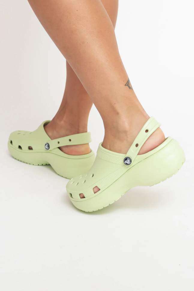 Жіночі Crocs Women´s Classic Platform Clog Celery — фото 5