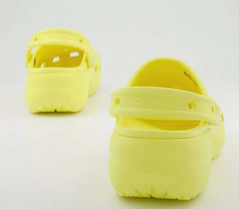 Жіночі Crocs women´s classic platform clog Banana — фото 4