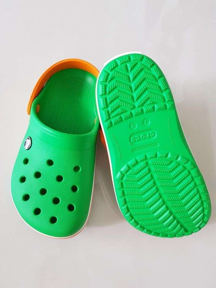 Жіночі Crocs Crocband Clog Grass Green/White/Blazing Orange — фото 7