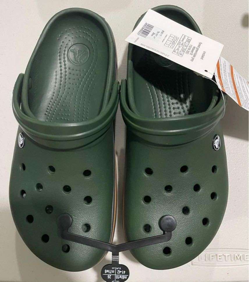 Чоловічі Crocs Crocband Clog Forest Green / Slate Grey — фото 3