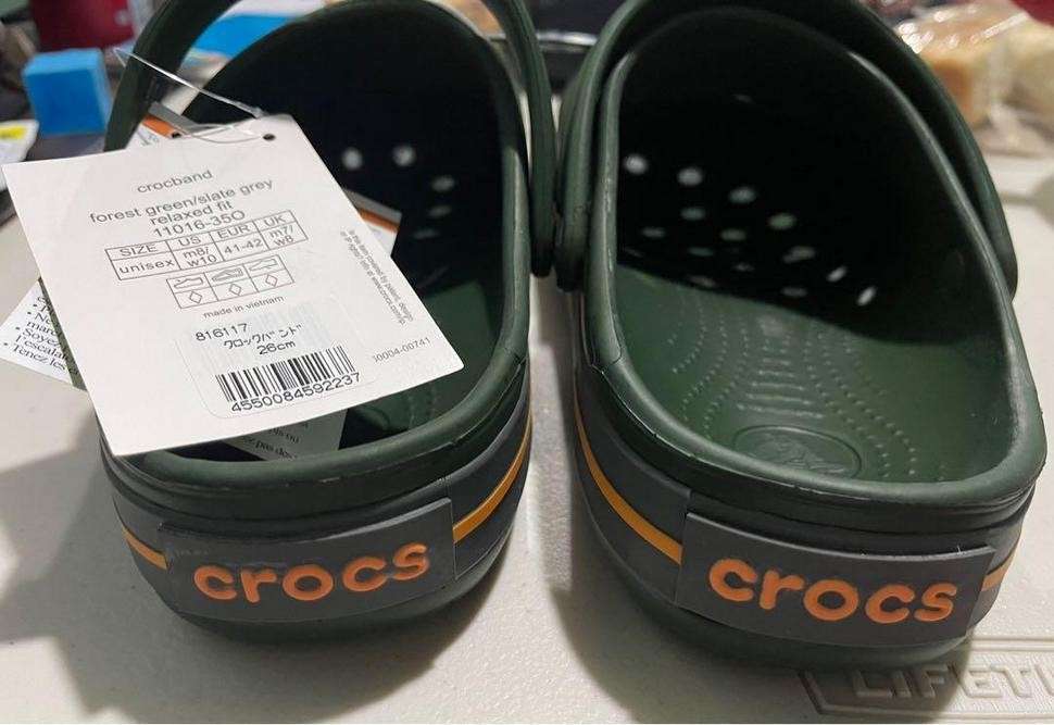 Чоловічі Crocs Crocband Clog Forest Green / Slate Grey — фото 5