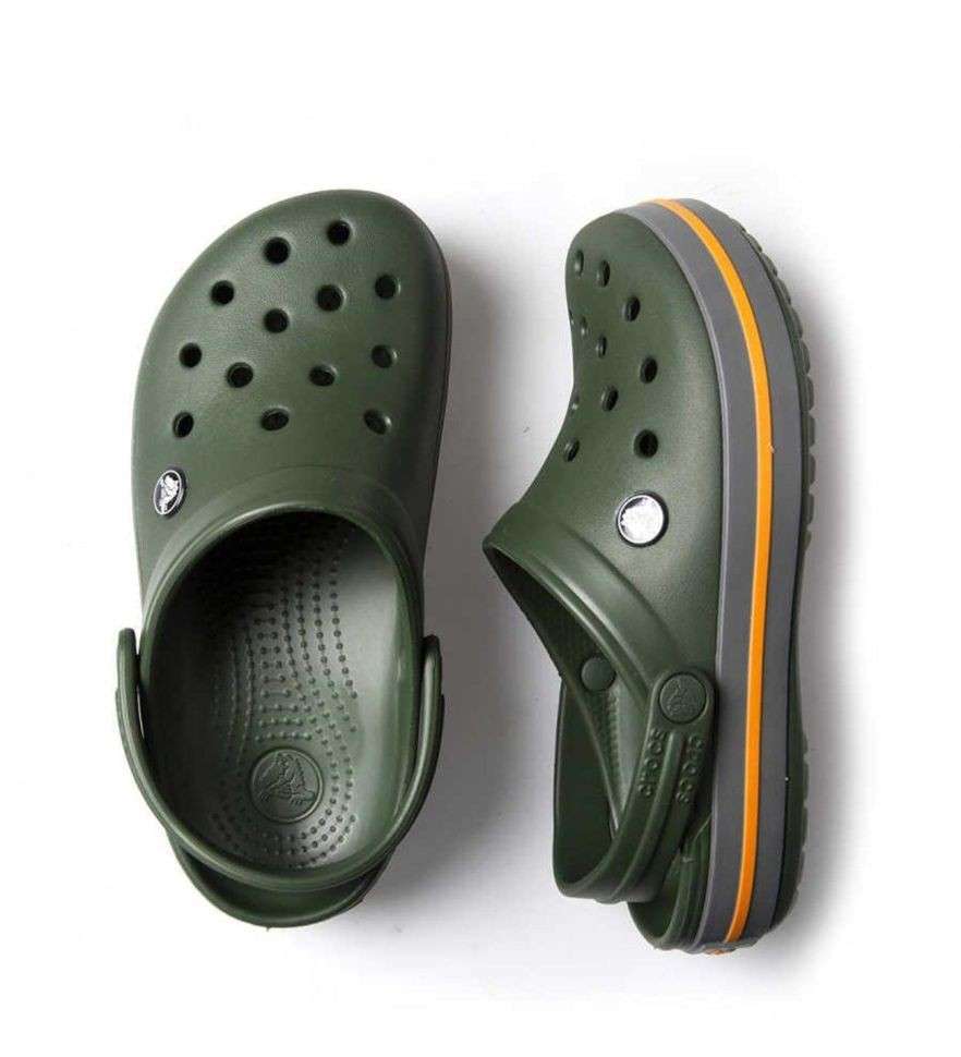 Чоловічі Crocs Crocband Clog Forest Green / Slate Grey — фото 8