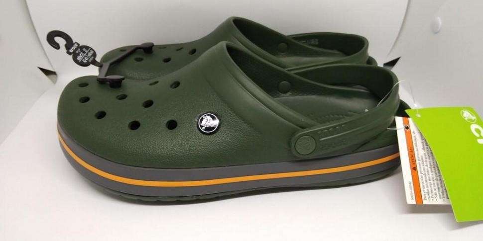 Чоловічі Crocs Crocband Clog Forest Green / Slate Grey — фото 9