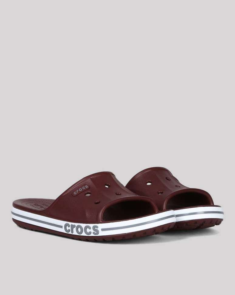 Жіночі шльопанці Баябенд Бургундія Crocs Bayaband Slide Burgundy — фото 4
