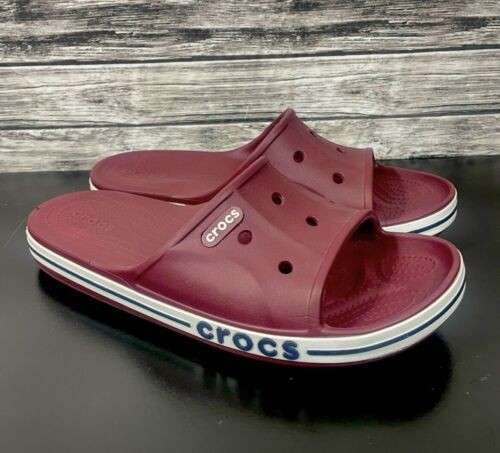 Жіночі шльопанці Баябенд Бургундія Crocs Bayaband Slide Burgundy — фото 7