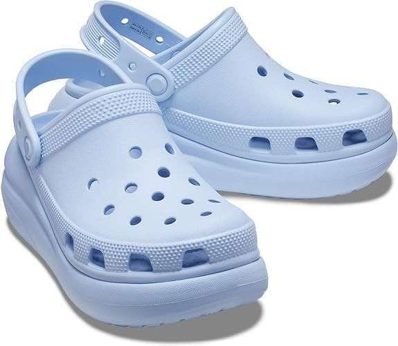 Жіночі Crocs Classic Clog Crush Platform Blue Calcite — фото 1