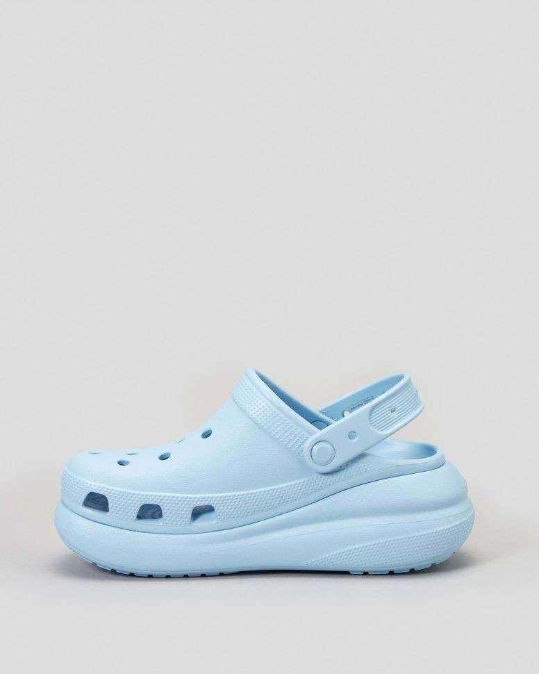 Жіночі Crocs Classic Clog Crush Platform Blue Calcite — фото 2