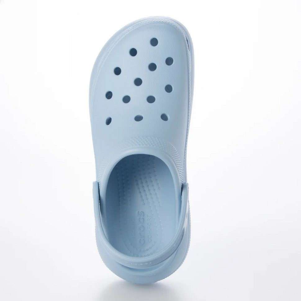 Жіночі Crocs Classic Clog Crush Platform Blue Calcite — фото 11