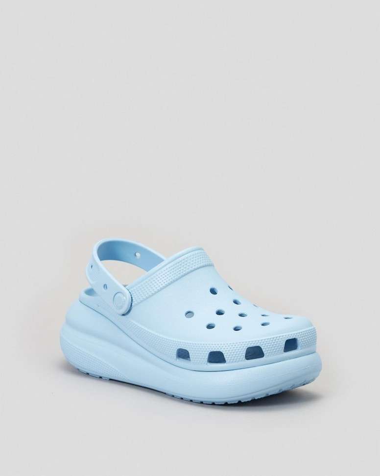 Жіночі Crocs Classic Clog Crush Platform Blue Calcite — фото 5