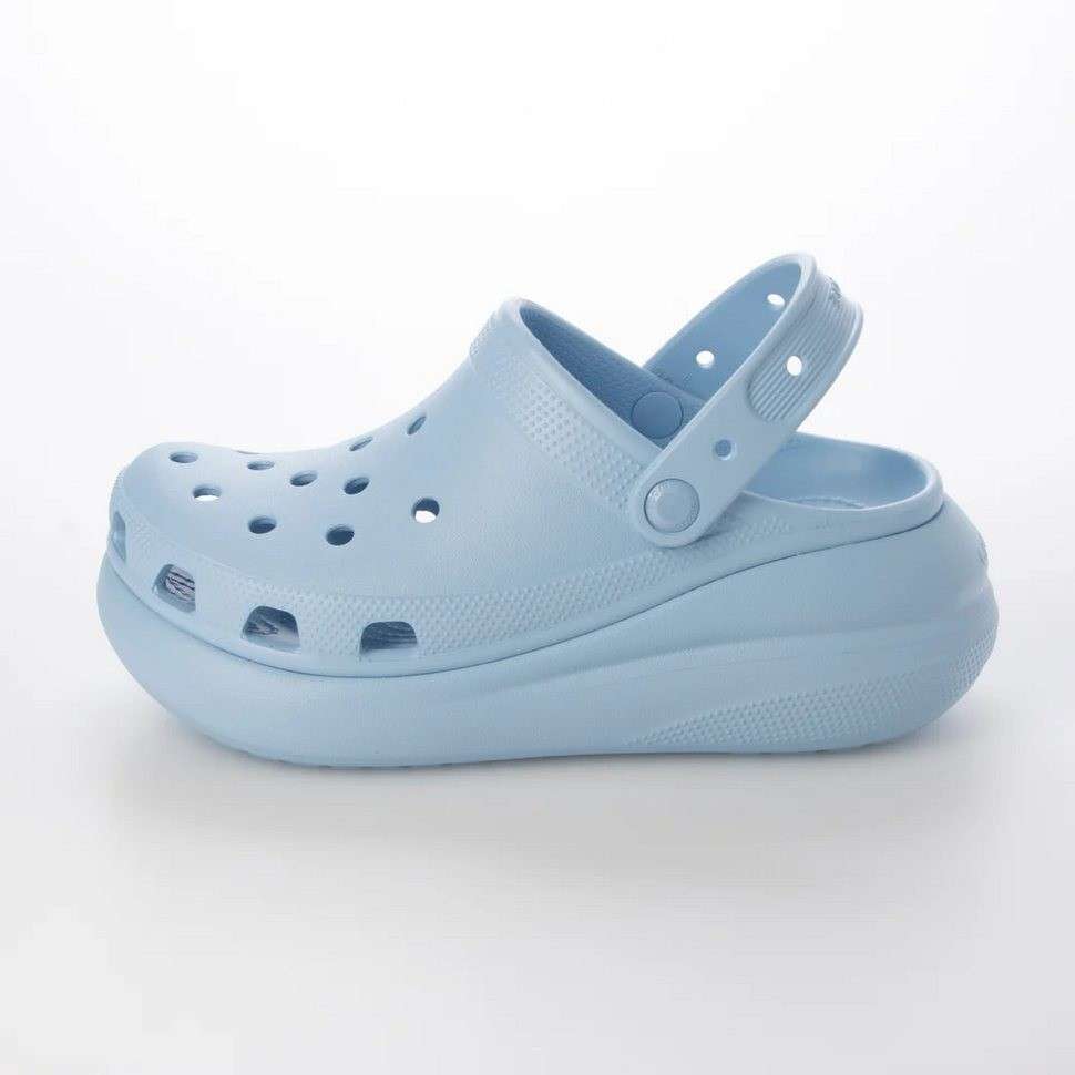 Жіночі Crocs Classic Clog Crush Platform Blue Calcite — фото 10