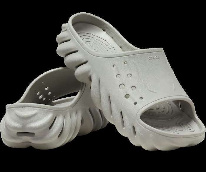 Чоловічі шльопанці Crocs Echo Slide Elephant Grey