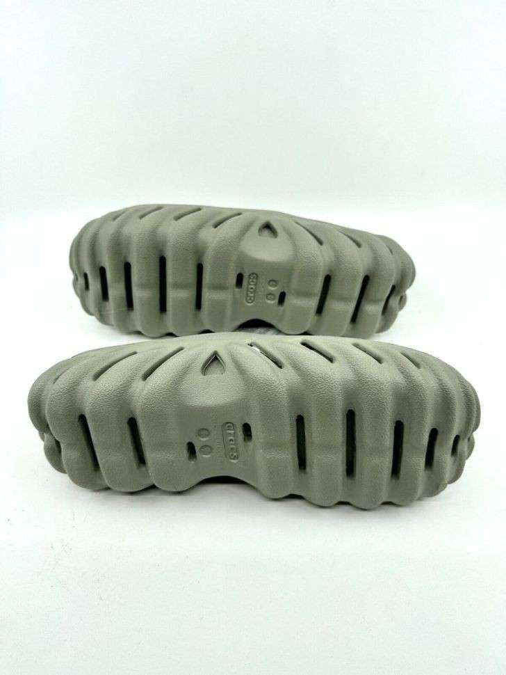 Чоловічі шльопанці Crocs Echo Slide Elephant Grey — фото 6