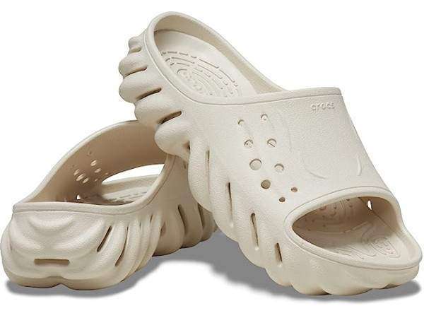 Чоловічі Crocs Шльопанці Єхо Бежеві Echo Slide Stucco — фото 1