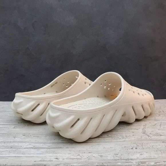 Чоловічі Crocs Шльопанці Єхо Бежеві Echo Slide Stucco — фото 7