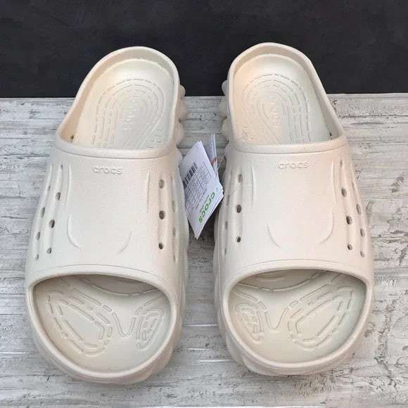 Чоловічі Crocs Шльопанці Єхо Бежеві Echo Slide Stucco — фото 9