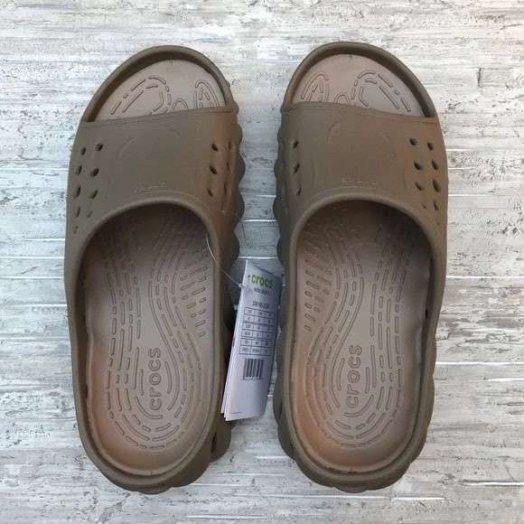 Чоловічі шльопанці Crocs Echo Slide Tumbleweed — фото 6