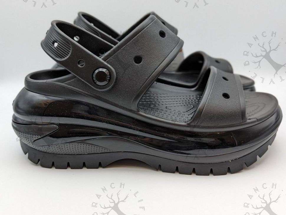 Жіночі Сандалі Crocs Mega Crush Sandal Black — фото 8