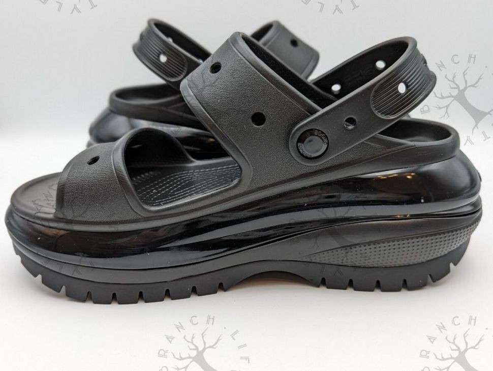 Жіночі Сандалі Crocs Mega Crush Sandal Black — фото 9