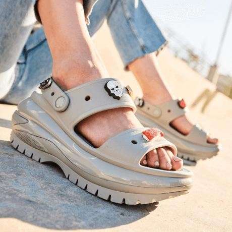 жіночі сандалі Crocs Mega Crush Sandal Elephant — фото 2