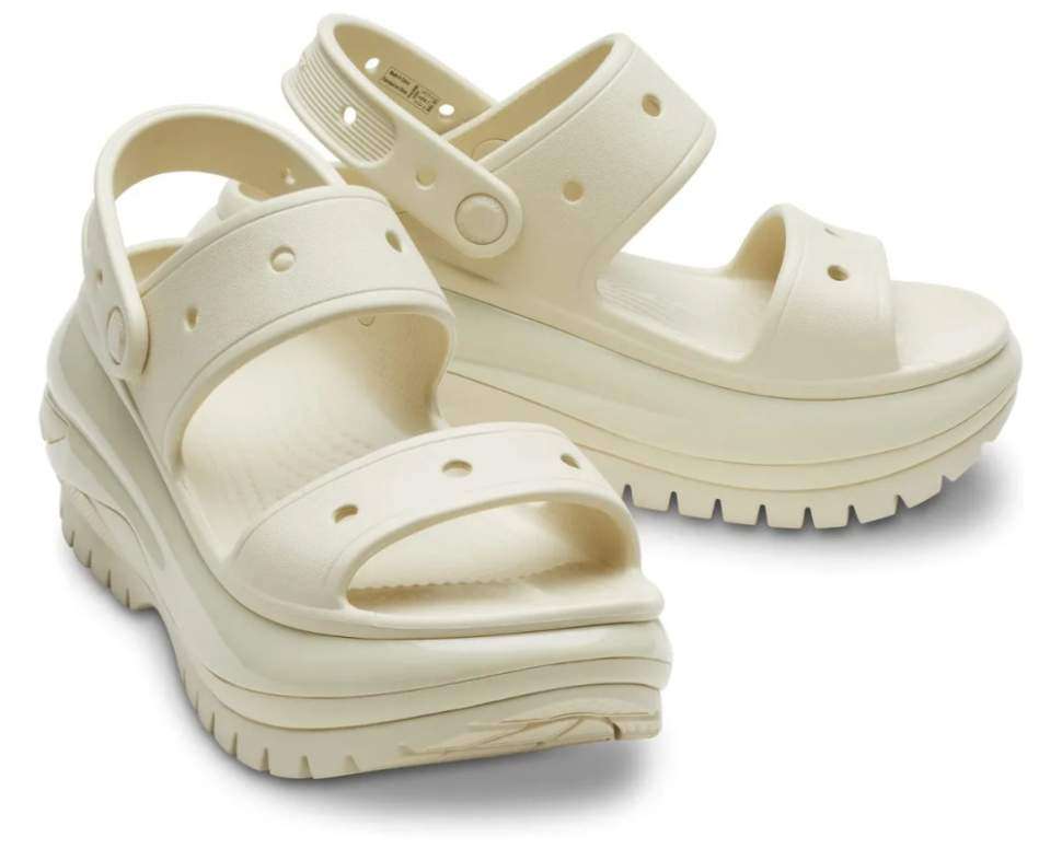 Жіночі сандалі Crocs Mega Crush Sandal Bone