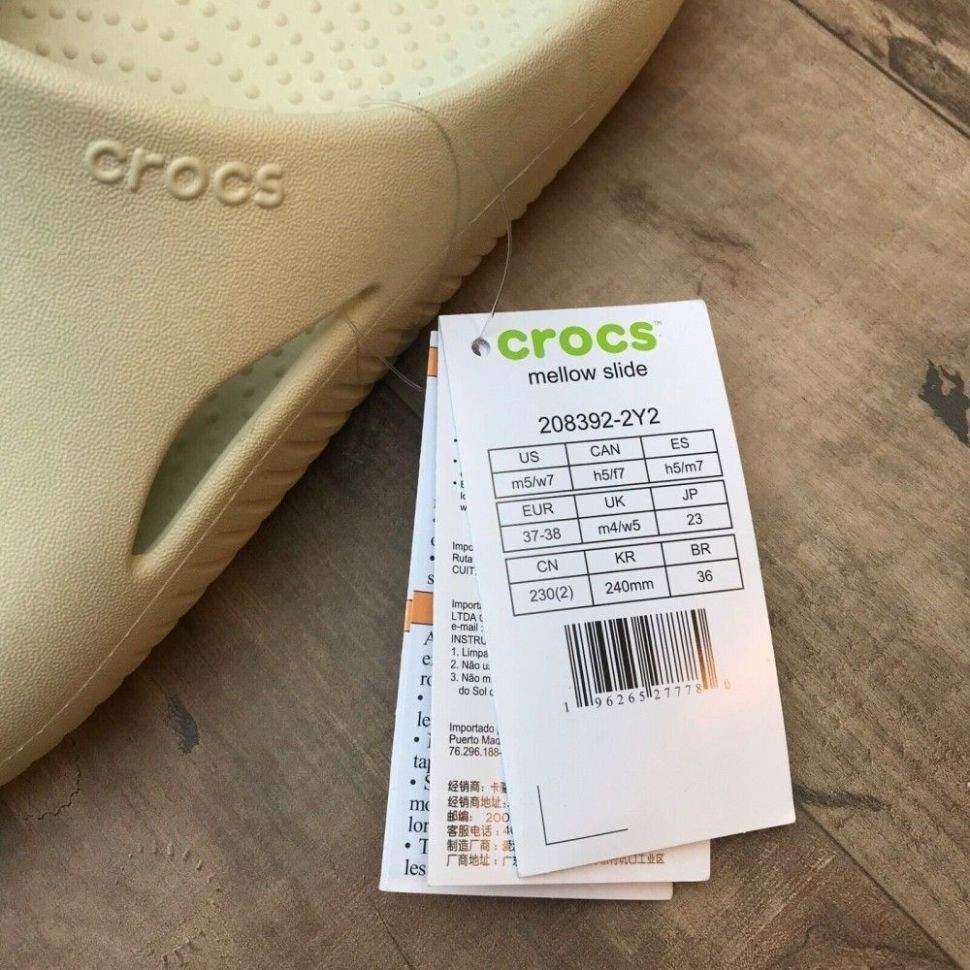 Шльопанці Crocs Mellow Recovery Slide Bone — фото 5